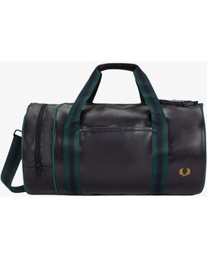 Fred Perry Bag Classic Barrel Bag Grassroots - Black