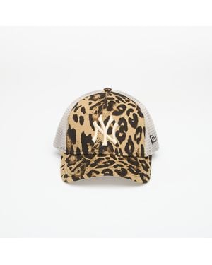 KTZ Mütze 9Forty Mc Af Trucker Leopard New York Yankees - Mettallic