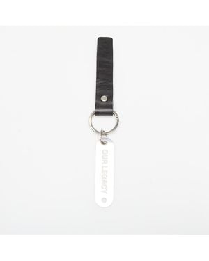 Our Legacy Ring Keyring - White