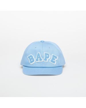 A Bathing Ape Patched Panel Cap M - Blue