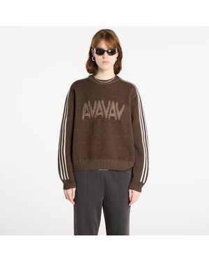 adidas Originals Sweater Adidas X Avavav Sweater Umber/ Blabro - Brown