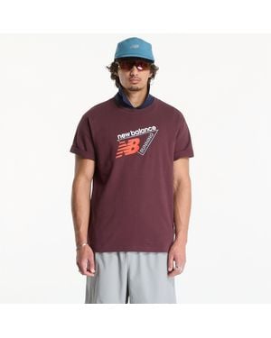 New Balance T-Shirt Classic Tri-Logo T-Shirt - Rood