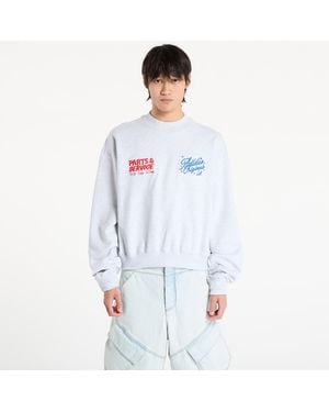 adidas Originals Sweatshirt Adidas X Og La Santa Monica Crewneck Light Heather - Blue