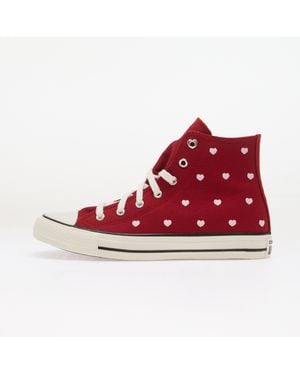 Converse Sneakers Chuck Taylor All Star Hearts & Roses Days Ahead/ Vintage/ New Found Bloom - Red