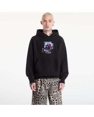 Brain Dead Sweatshirt Permanent Universe Hoodie - Black