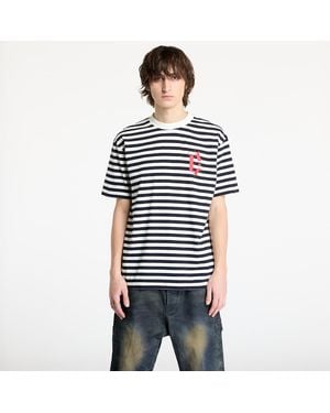 Marcelo Burlon T-Shirt County Goth Stripe Boxy Tee - Schwarz