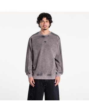 adidas Originals Sweatshirt Adidas Premium Essentials Retro Washed Crew - Gray