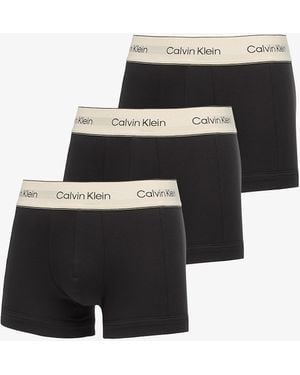 Calvin Klein Heritage Cotton Stretch Trunk 3-Pack - Black