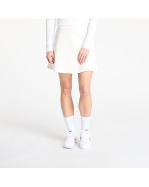 Nike Sportswear Chill Knit Ribbed Mini Skirt Sail/ Sail - Bianco