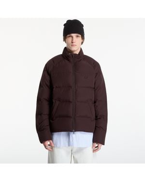 Fred Perry Giacca Raglan Sleeve Padded Jacket - Marrone