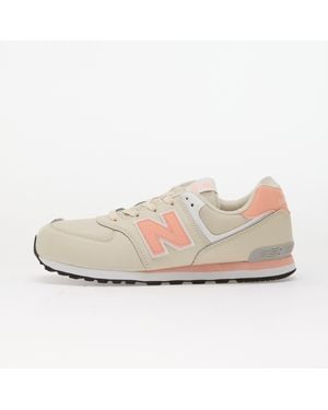 New Balance Shoes 574 Kids Linen/ Lemonade - Pink
