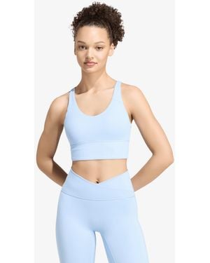 adidas Originals Bh Adidas 3 Stripes Studio All Me Light Support Bra - Blau