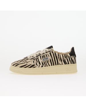 Autry Sneakers Medalist Low Wom Pony/ Safari Zebra/ Blk - Metallic