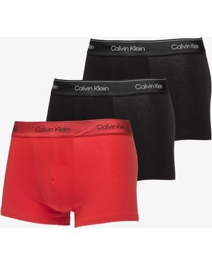 Calvin Klein Trunk 3-Pack - Red