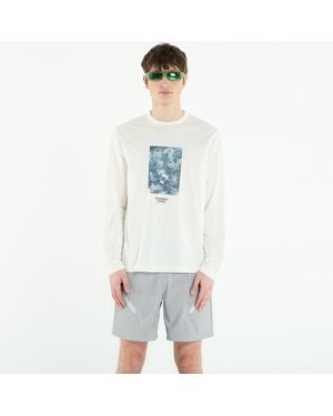 Pas Normal Studios Maglietta Off-Race Cotton Tech Graphic Long Sleeve T-Shirt - Bianco