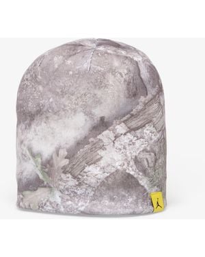 Nike Bonnet peak realtree beanie white/ bright citron universal - Gris