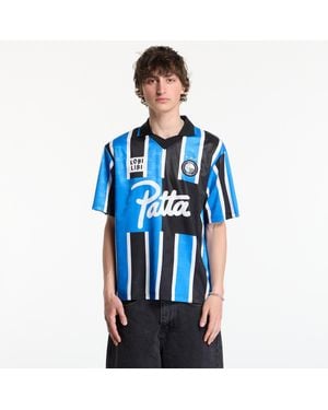 PATTA Stripe Football Jersey - Blue