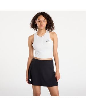 Y-3 Tank Top Crop Y-Tank - Blau