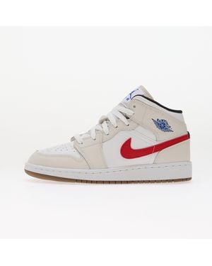 Nike Air 1 Mid Kids Phantom/ Game Royal--Sail - Weiß