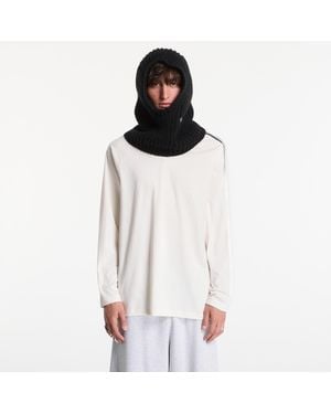 Y-3 Maglietta Oversized Gradient Stripes Long Sleeve T-Shirt - Bianco