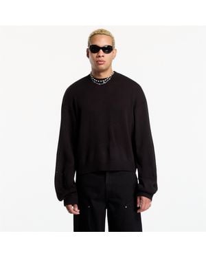 HELIOT EMIL Chandail uniform knit unisex xl - Noir