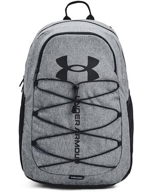 Under Armour Hustle Sport Backpack Pitch Medium Heather/ Black/ Black - Gray