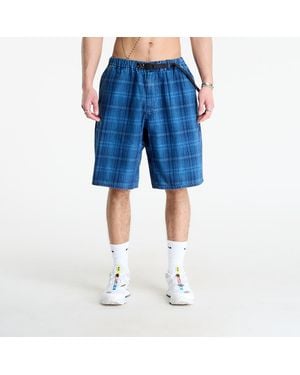 Gramicci Shorts Lagoon Short Denim Plaid - Blue