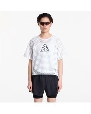 Nike T-Shirt Acg Radical Airflow Dri-Fit Short-Sleeve Trail Running Top/ Anthracite - Wit