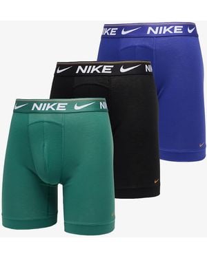 Nike Dr-Fit Boxer Brief Long 3-Pack - Blauw
