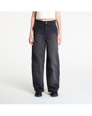 Nike Jeans Flight '91 Wide-Leg Baggy Pants - Blau