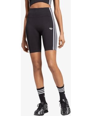 adidas Originals Pantaloncini Essentials 3 Stripes Sealess Shorts 5 Inch - Blu