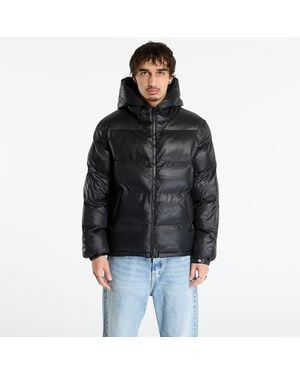 PATTA Jacket Quilted Script Logo Puffer Jacket - Black