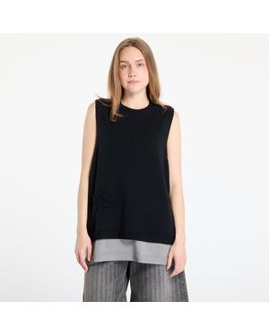 Y-3 Weste Logo Knit Vest - Schwarz