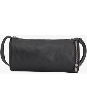 Y-3 Bag Leather Barrel Bag - Black