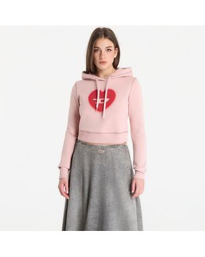 DIESEL Sweatshirt F-Slimmy-Hood-S5 Sweatshirt - Rot