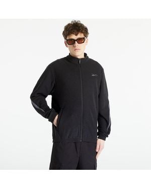 Reebok Sweatshirt Basketball Court Top Track Jacket - Schwarz