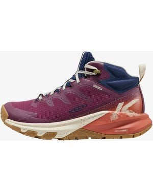 Keen Sneakers Targhee Apex Mid Wp Fig/ Burnt Brick - Purple