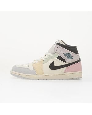 Nike Sneakers Air 1 Mid Se Sail/ Iced Jade-Anthracite-Jade Aura - Metallizzato