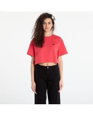 Vans T-Shirt W Salton Relax Crop Ss T-Shirt - Red