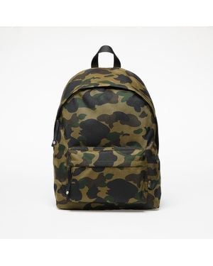 A Bathing Ape 1St Camo Cordura Day Pack - Green