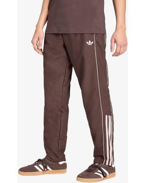 adidas Originals Pants Adidas Half Stripes Track Pants - Brown