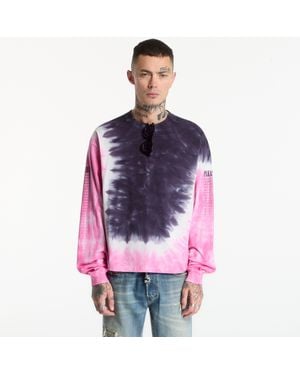 Pleasures Maglietta Pleaure Blurred Longleeve - Viola