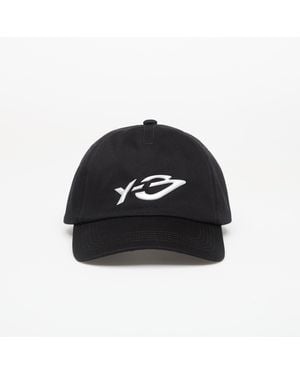 Y-3 Strapback Graphic Logo Cap - Black