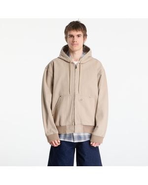 Dickies Bomber Unlined Canvas Hooded Bomber - Natural