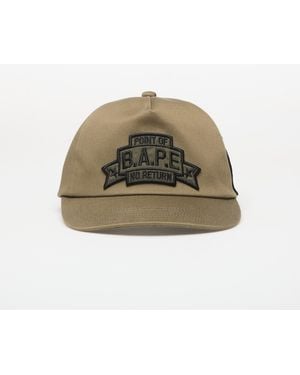 A Bathing Ape Multi Patch Cap - Green
