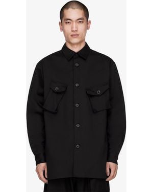 Y-3 Chemise twill utility overshirt xl - Noir