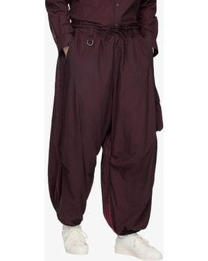 Y-3 Broeken Gradient 3 Stripes Nylon Cargo Pants - Paars