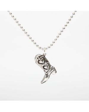 Twojeys Boot Necklace - Metallic
