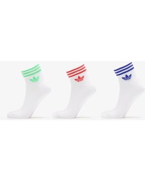 adidas Originals Adidas 3S Ankle S 3-Pack/ Lucid/ Scrgrn - White