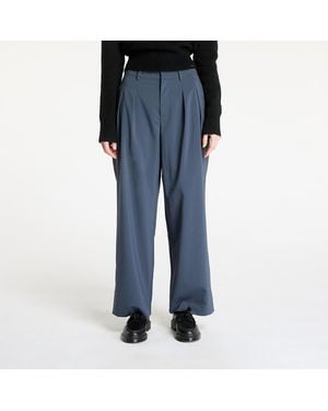 Calvin Klein Pants Jeans Tailored Wide Leg Pants - Blue